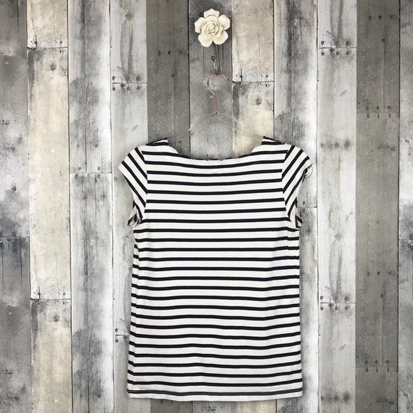 Meadow Rue Palermo Striped Embroidery Top Sm EUC - Picture 3 of 8